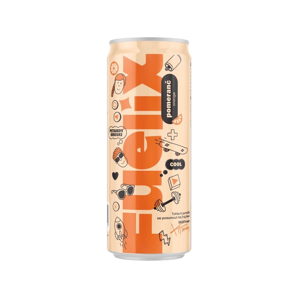 FUELIX DRINK, pomeranč, 250 ml
